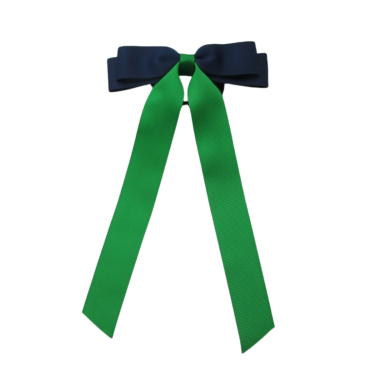 Navy and Emerald Streamer Bows