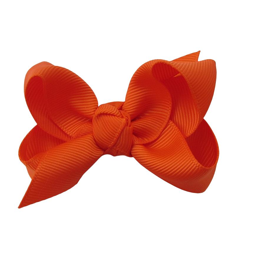 3 IN Torrid Orange Solid Hair Bows