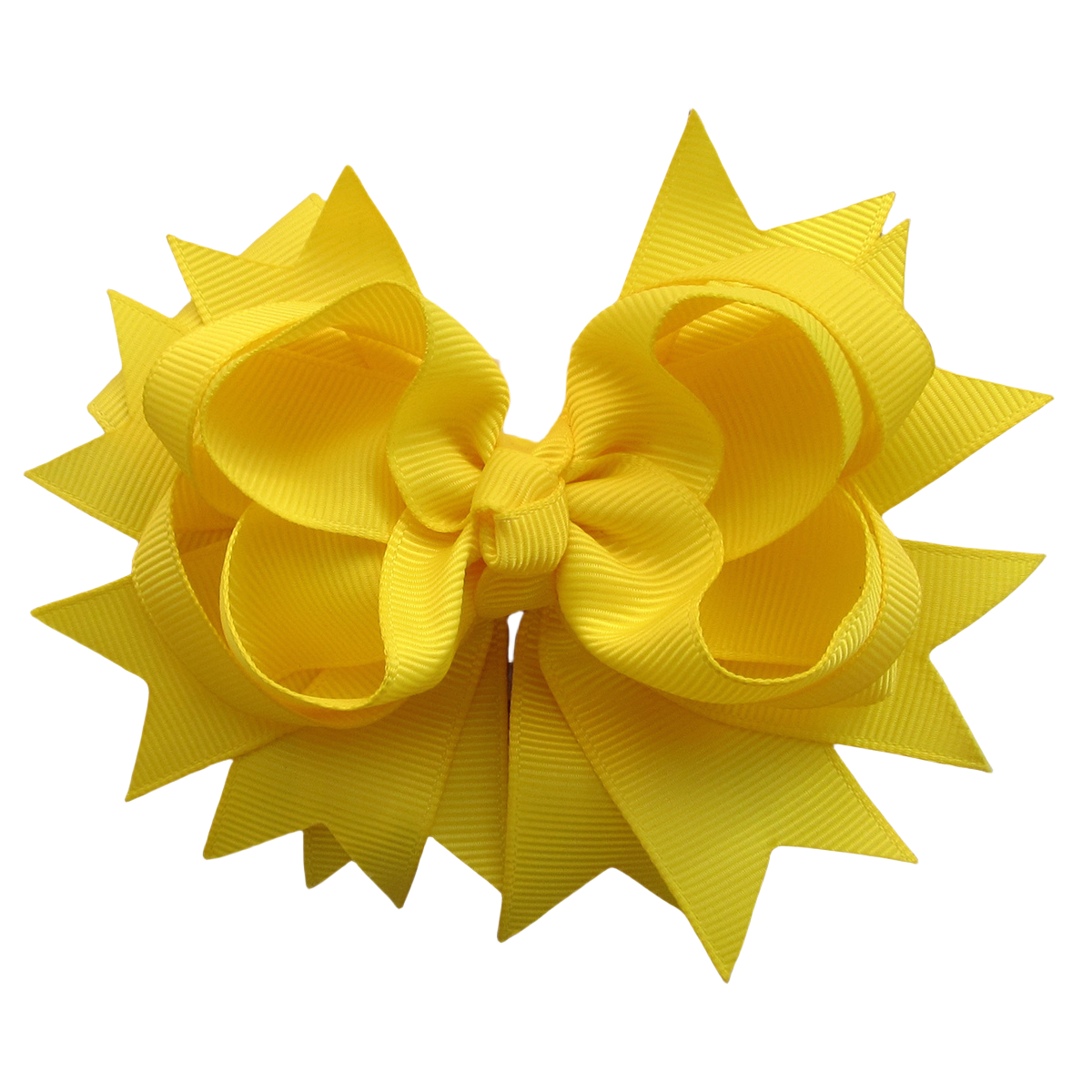 5 IN yellow Boutique Hair Bows