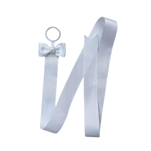 White Bow Holders for Girls Clip Hair Bows