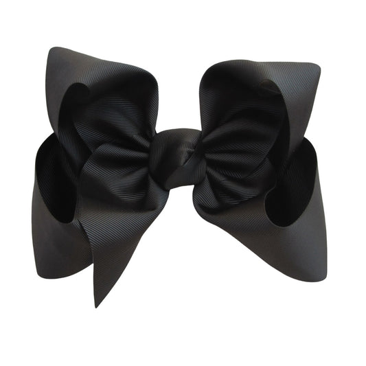 7.5 IN Black Mega Bow Single Layer