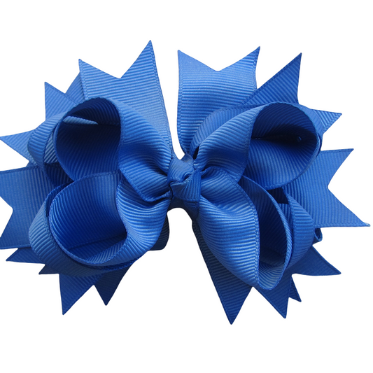 5 IN Cobalt Boutique Hair Bows
